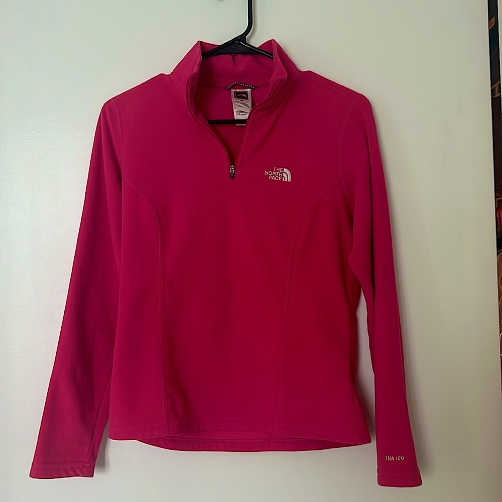 North Face polartec pull over